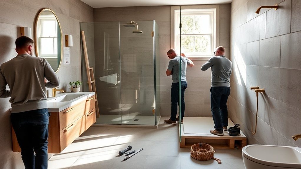 Bathroom installation in Clapham Common